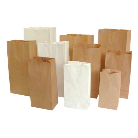 20-LB SQUAT GROCERY BAG 50# PPR 8-1/8X6X14-1/16 KR