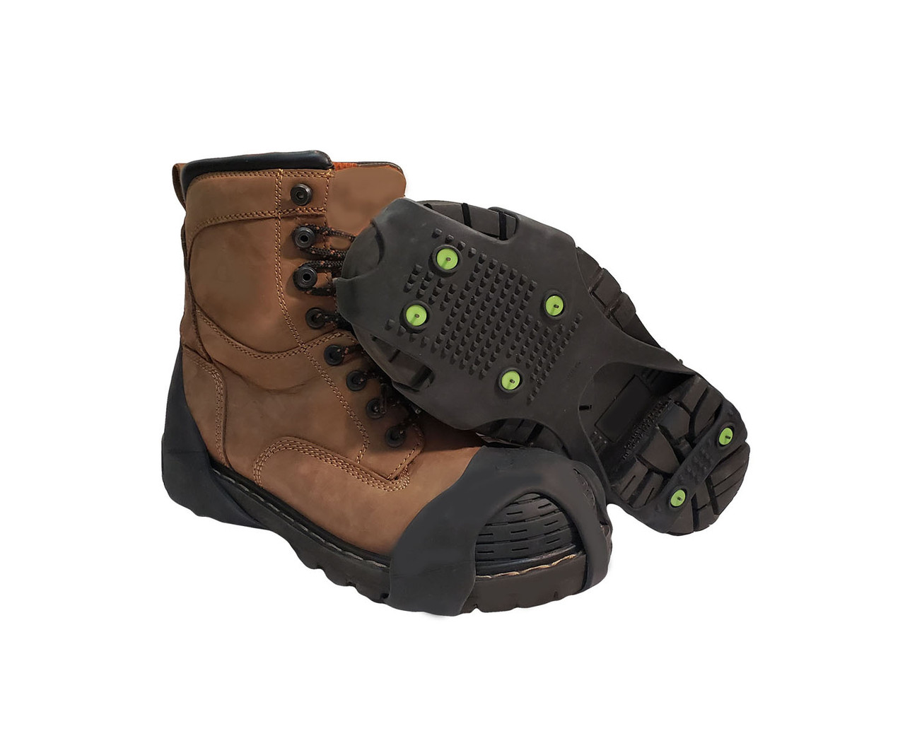 ICETRED™ FSTD (Full Sole Traction Device) 
X-Large - Fits Boots and Pac Boots 10 and up or standard Footwear 13.5 - 15. Fits over most winter style boots such as Felt Packs.  (24 / Case)