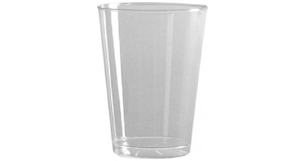 6OZ CLEAR TALL TUMBLER RIGID PLASTIC         20/25/CS