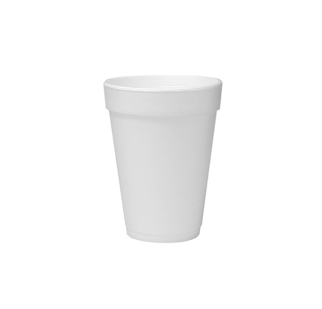 FOAM CUP 16-OZ WHITE