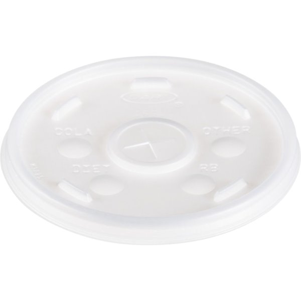 TRANS PLAS STRAW SLOT LID FOR 16J16 & 16LXHZ CUPS