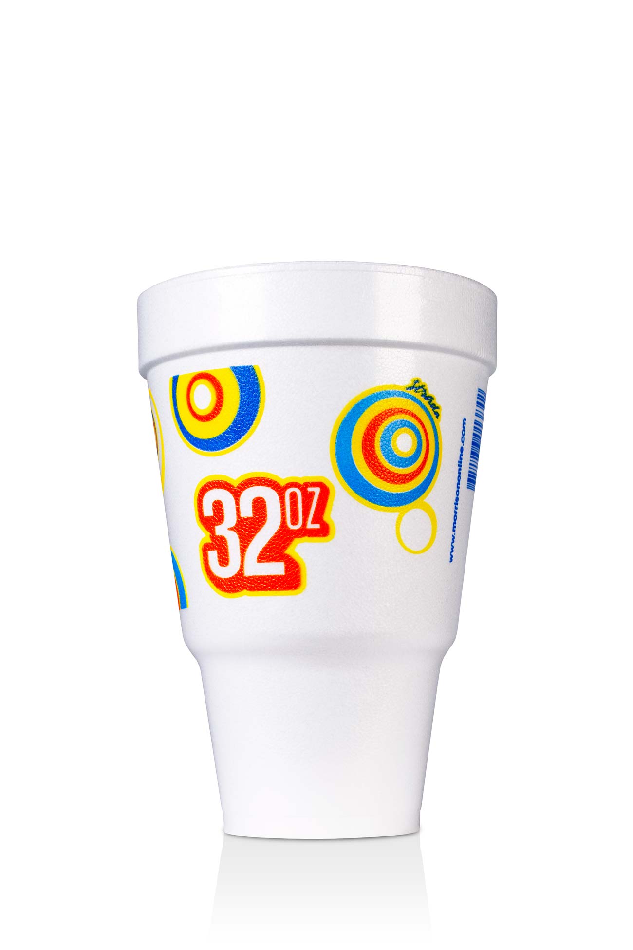 32AJ32-183003 FAST STOP MKTS IV CUP FOAM 32OZ WHITE