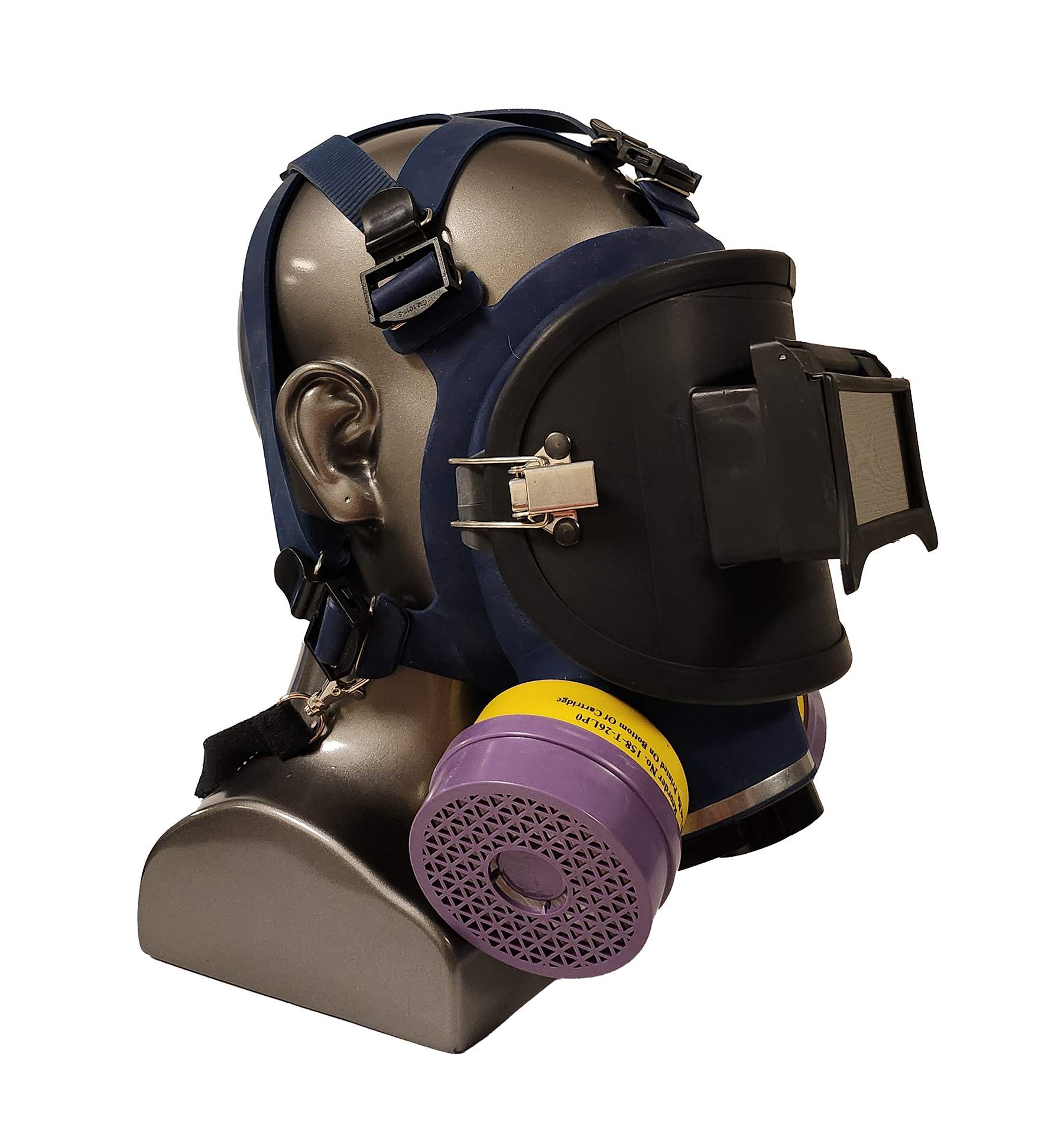 130M SILICONE FULL FACE RESPIRATOR WELDING KIT WITH CARTRIDGES & WELDING ADPATER