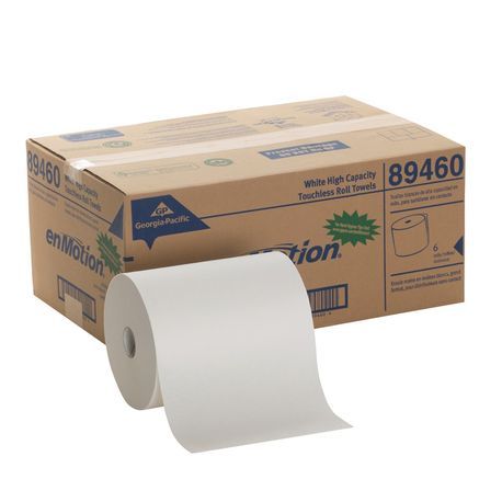 ENMOTION ROLL TOWEL HIGH CAPACITY 10X800 WHITE