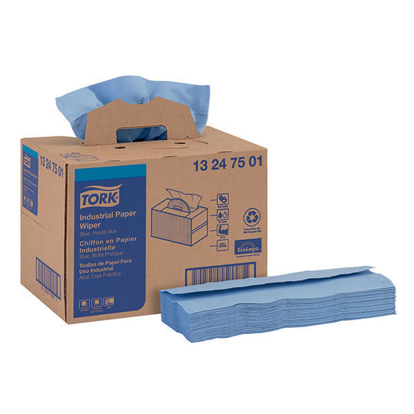 132451A* TORK ADVANCED WIPER 4-PLY C-FEED BLUE