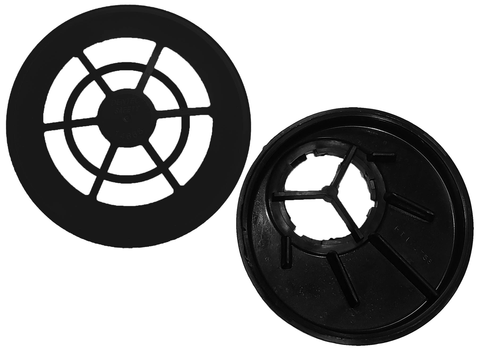 Nx Black Filter Assembly For N95 Filter Pads (Pkg. of 4 each, Nx Filter Covers & Filter Holders)