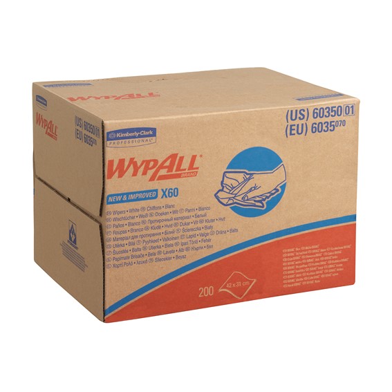 WYPALL X60 WIPERS BRAG BOX WHITE