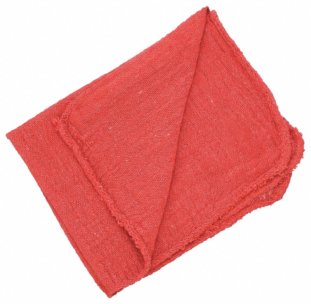 SHOP PRO 12X13.4 RED SHOP TOWEL 475/RL         1/RL