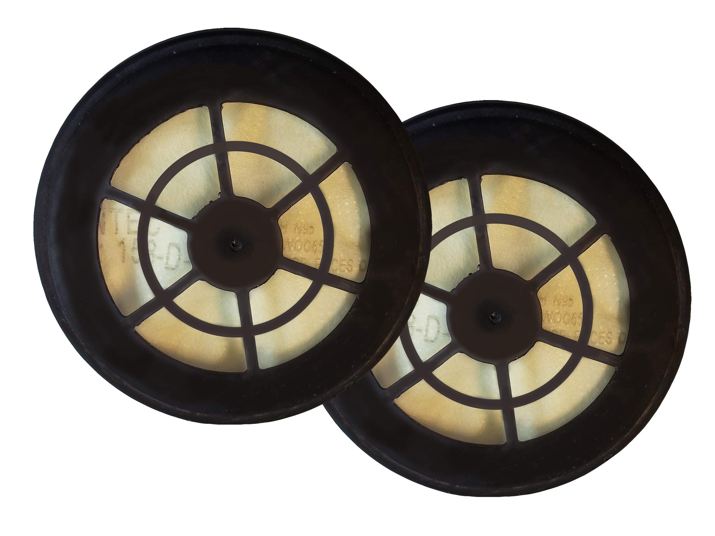 Nx Black Filter Cover & holder with N95 Filters  (20 Pair/case). Suitable For COVID virus in accordance with CDC guidelines and Non oil based aerosols.