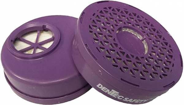 P100 Low Profile Filter (3 pair / box) MEETS OSHA SILICA DUST REQUIREMENTS Suitable For COVID virus in accordance with CDC guidelines