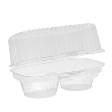 2-CT DEEP CUPCAKE 3.2-OZ 6-3/8X4 CLEAR OPS