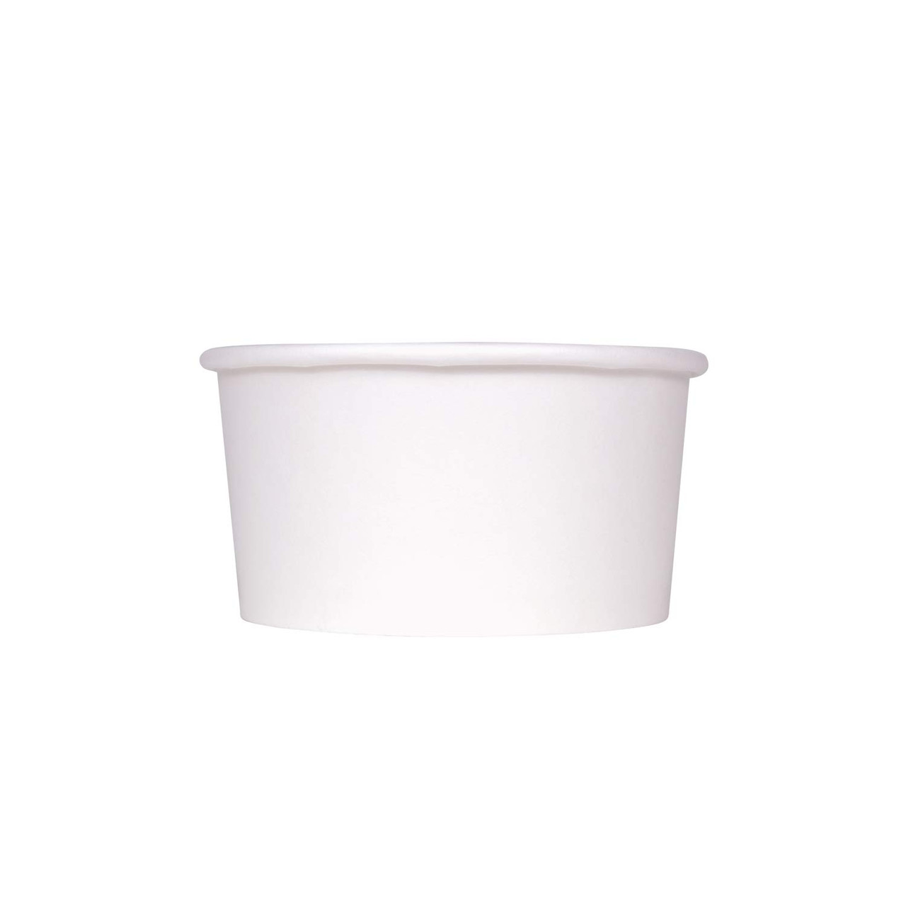 6OZ HOT/COLD FOOD CONTAINER WHITE PAPER