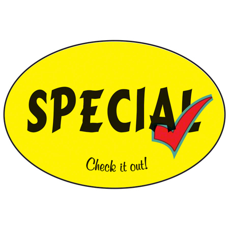 SPECIAL-CHECK IT OUT     LABEL 500/RL