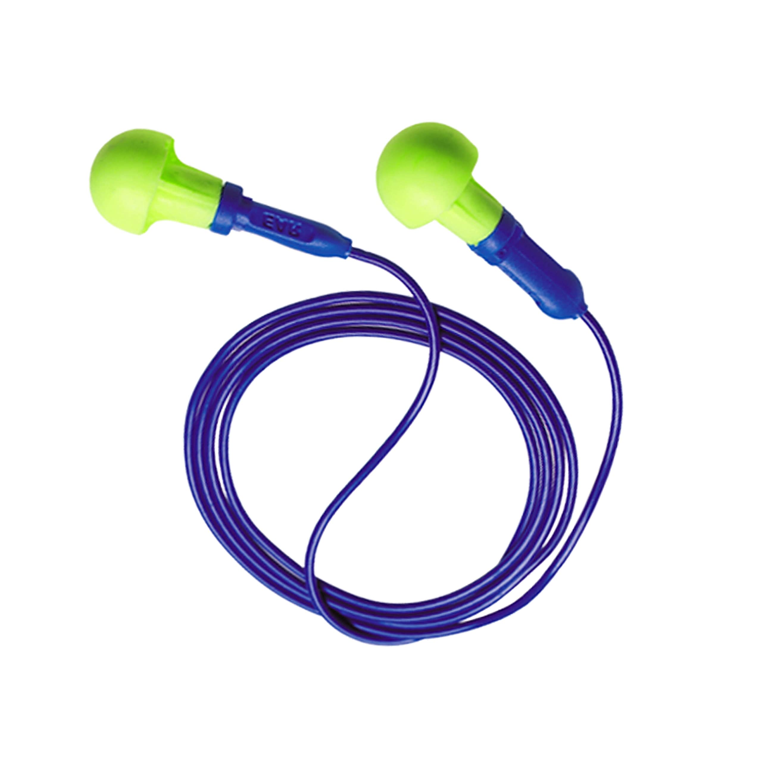 PUSH-INS EARPLUGS 318-1001, CORDED, POLY BAG
