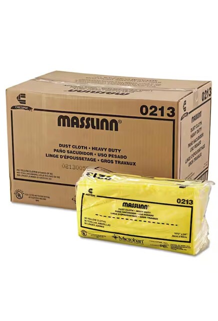 MASSLINN DUST CLOTH HEAVY DUTY 24X24 YELLOW