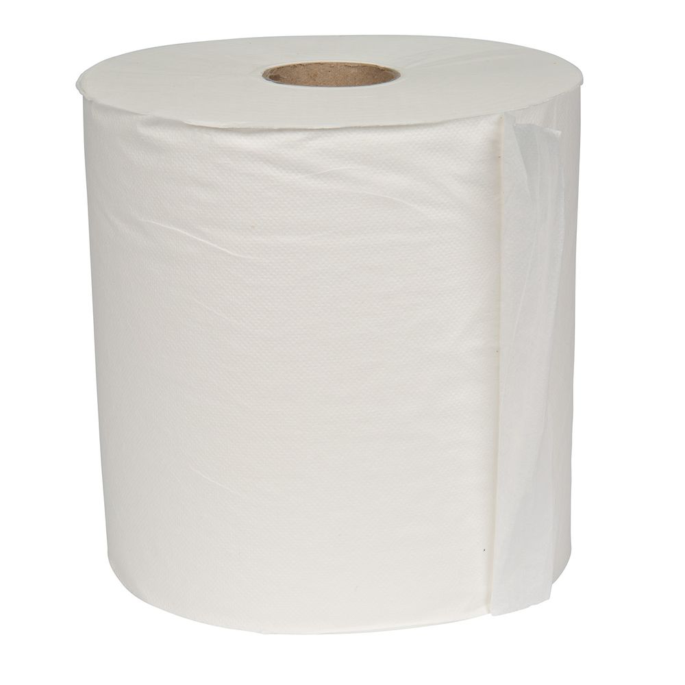 COMPANIONS MERIT HARDWOUND ROL L TOWEL WHITE 1PLY 800 FEET