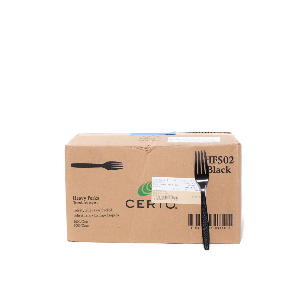 COMPANIONS FORK PS H/W BLACK BAGGED