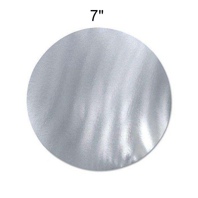 204700200W 7" ROUND CONTAINER ALUM W/BOARD LID