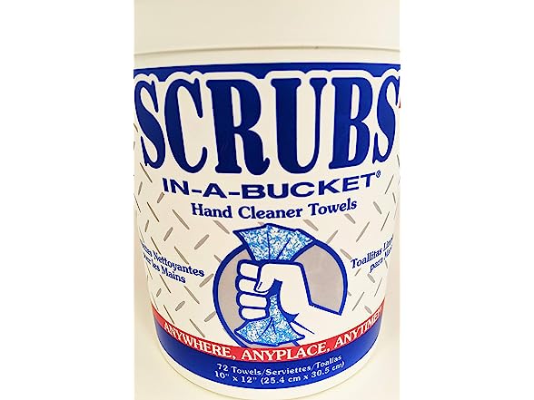 SCRUBS IN A BUCKET CLEANER TOWEL 72/PK 6PK/CS 432