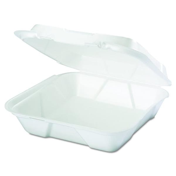 1-CMPT TRAY SNAPLOCK FOAM HINGED 9X9X3 WHITE
