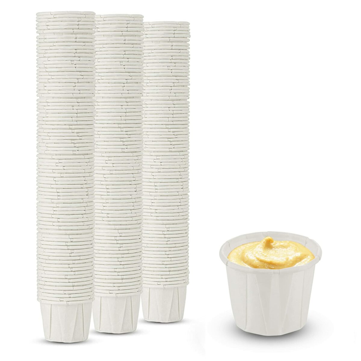2OZ PAPER SOUFFLE CUP WHITE                20/250/CS