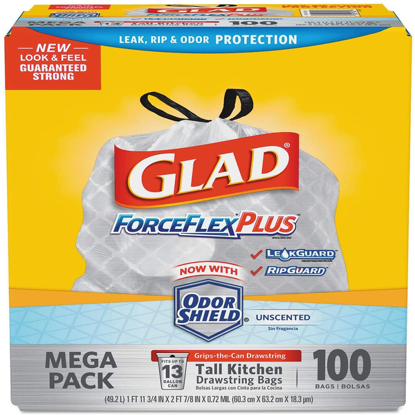 13GAL FORCEFLEX TALL KITCHEN BAG             100/CS
