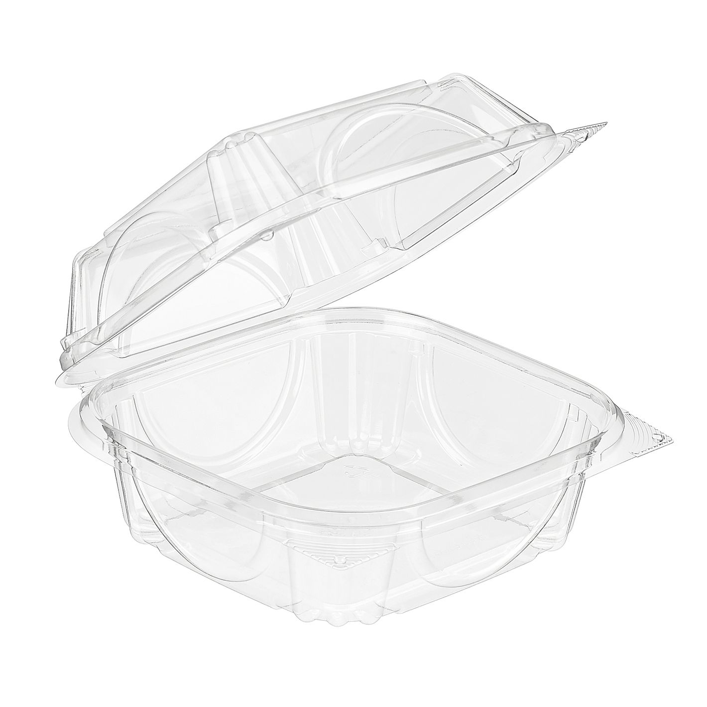 VISIBLY FRESH SANDWICH HINGED CONTR PET 6-5/16X6X3-1/