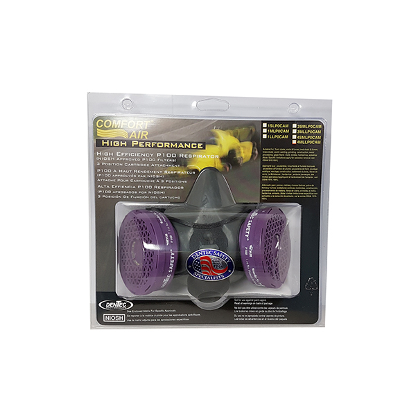 300 High Efficiency P100 complete, Thermoplastic Suitable For: Toxic dusts, mists & fumes; lead dusts & fumes; brake dusts; exotic welding; glass fibers; asbestos (Note: Specific limitations apply for asbestos removal, see OSHA 1910.1001). Small/Medium Clamshell MEETS OSHA SILICA DUST REQUIREMENTS APF 10 Suitable For COVID virus in accordance with CDC guidelines