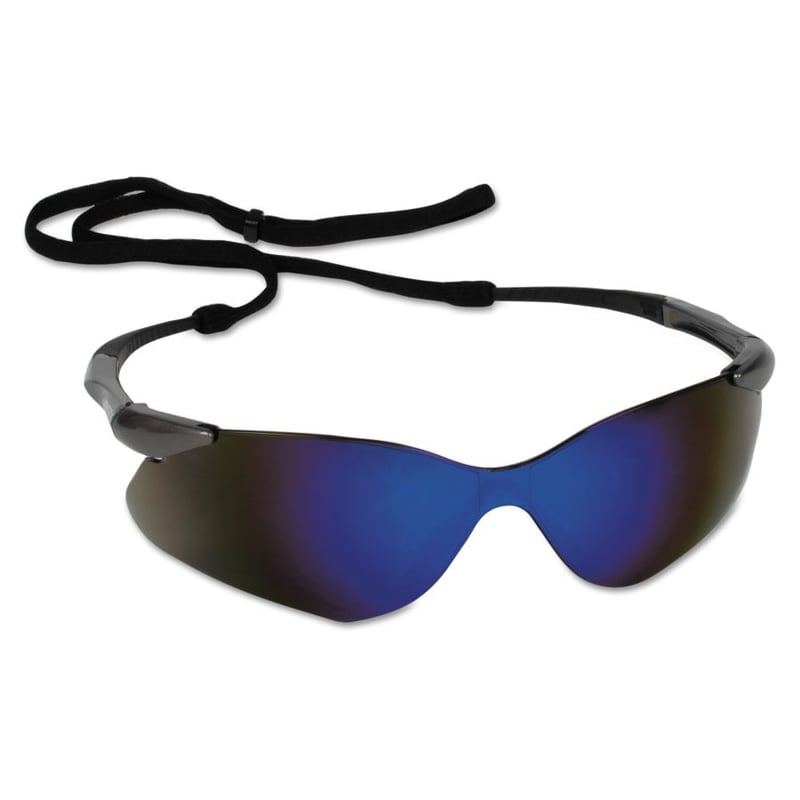 NEMESIS VL SAFETY GLASSES GUNMETAL FRAME CLEAR A