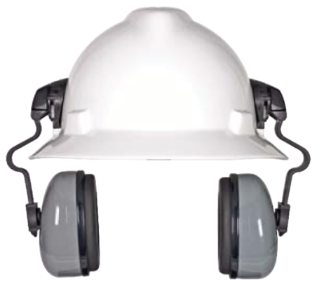 SOUND CONTROL MUFFS FOR FULL BRIM HAT