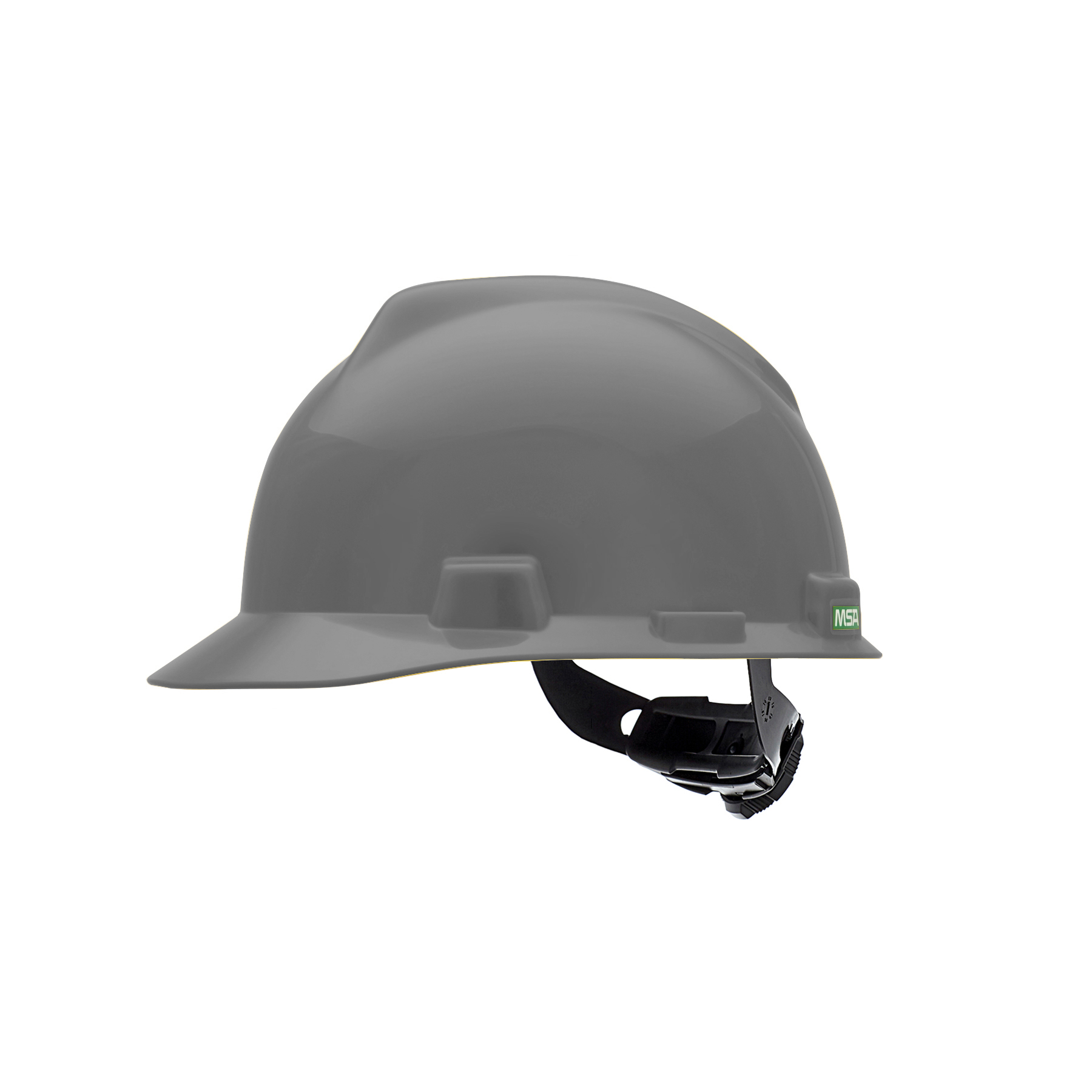 GRAY V-GARD HARD HAT