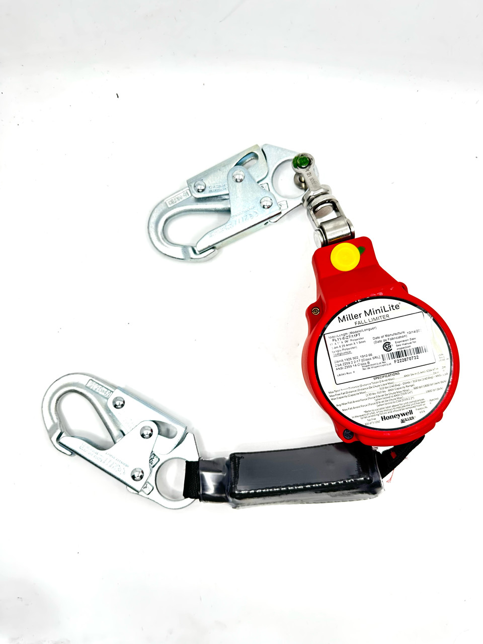 FALL LIMITER LOCKING SNAP HOOK