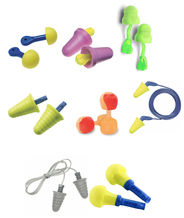 GLIDE-NO ROLL FOAM TIP EARPLUG, CORDED, NRR26