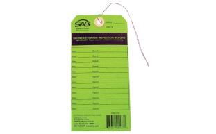 Eyewash Station Service Tag