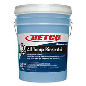 SYMPLICITY ALL-TEMP DISH MACH RINSE AID 5-GAL