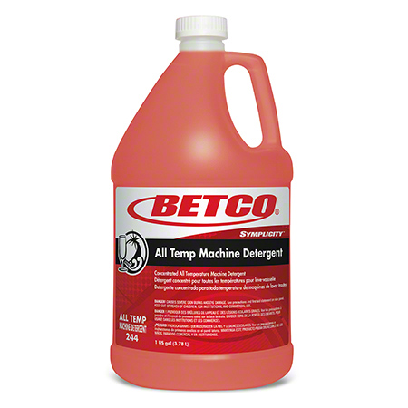 SIMPLICITY ALL TEMP MACHINE DETERGENT 1-GAL ORANGE