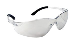 NSX Turbo Safety Glasses - Gray Anti-Fog Coated Lens - Polybag