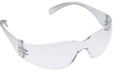 NSX Safety Glasses - Black Temple - Clear Lens - Polybag