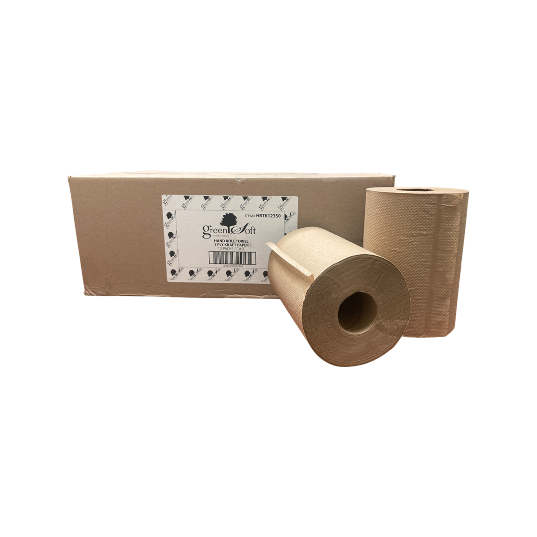 ROLL TOWEL 10X800 1.78" CORE BROWN