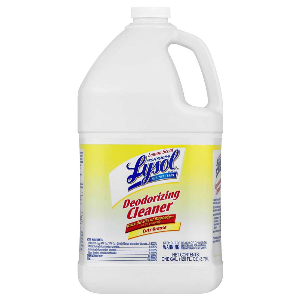 LYSOL LEMON DEODORIZING CLEANER 1-GAL