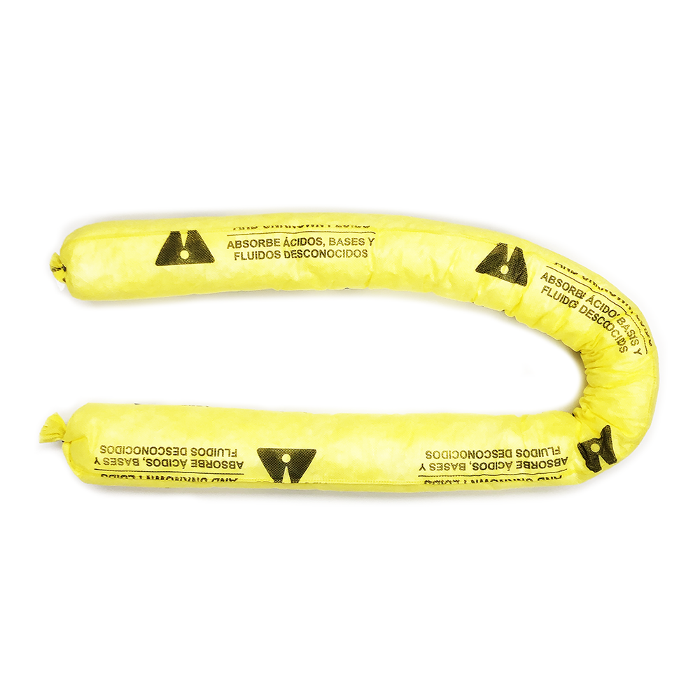 HAZMAT SOCK 3" X 4' YELLOW