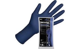 Thickster Powder-Free Exam Grade Latex Gloves - Lrg