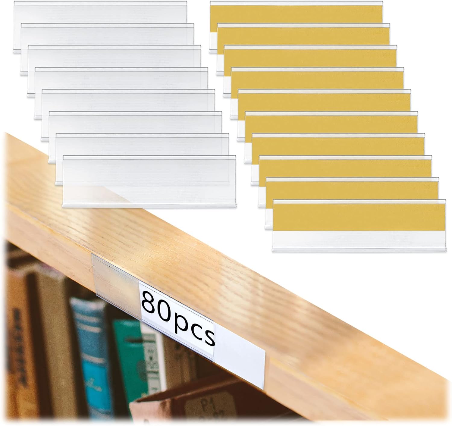 ADHESIVE LABEL HOLDER CLEAR