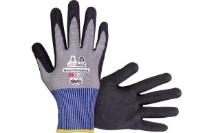 SafeCut® Cooling Nitrile Coated Palm Glove - A5 Cut Level - Lrg - BULK (12 Pair Per Bag) Priced Per Dozen