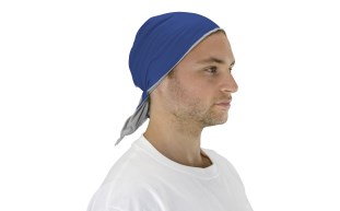 ThermaSure™ Microfiber Cooling Triangle Cap - Blue - Retail