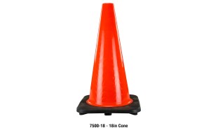 Traffic Cone Solid Orange - 18"