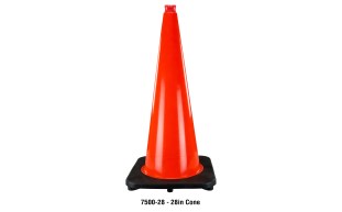 Traffic Cone Solid Orange - 28"