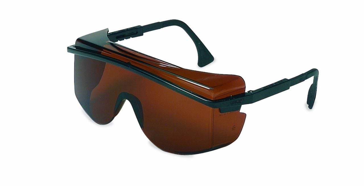 UVEX ASTRO OTG 3001 SAFETY SPECTACLE BLACK FRAME