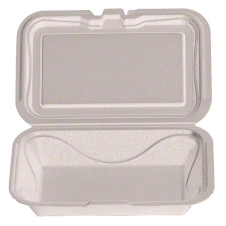 1-CMPT HINGED CONTR FOAM M205 9.25X6.5X2.8 HD WHT