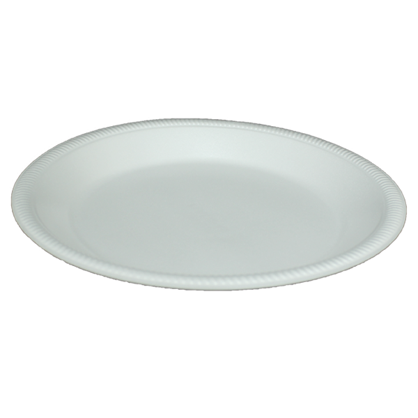 PLATE FOAM 10.25" WHITE